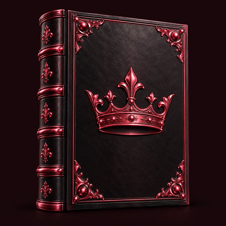 Ornate royal book — Vincispin