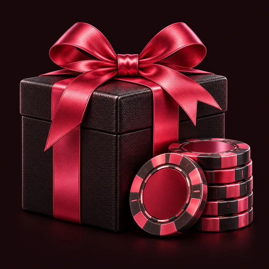 Gift box and chips — Vincispin