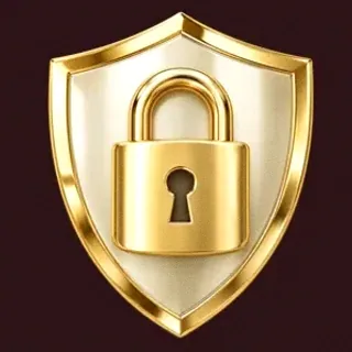 Shield with padlock — Vincispin