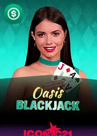 Oasis Blackjack live game cover