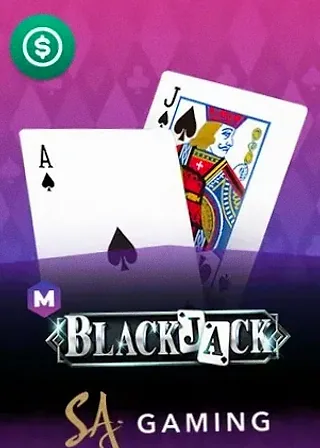 M Blackjack live game cover