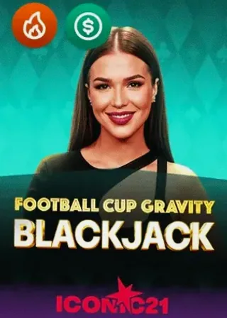 Football Cup Gravity Blackjack live game cover