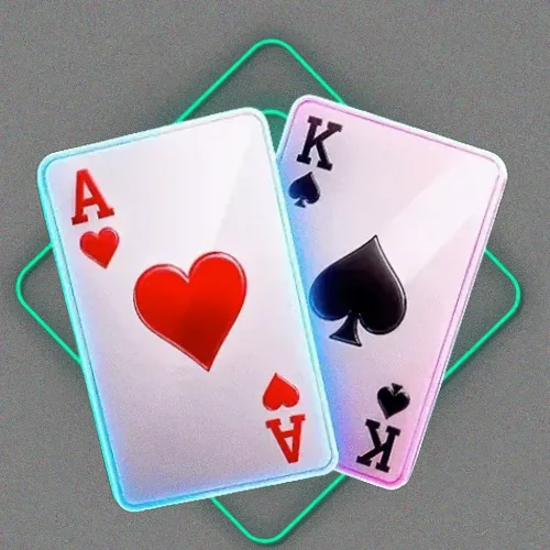 Ace and king playing cards
