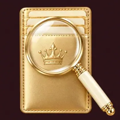 Wallet and magnifier — Vincispin