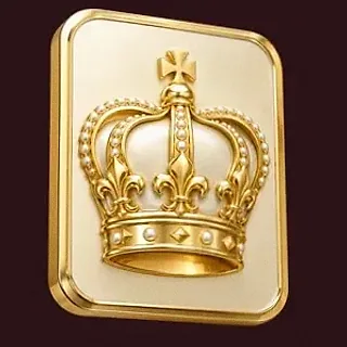 Royal crown plaque — Vincispin