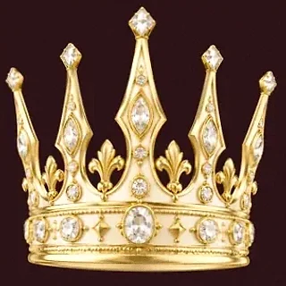 Jeweled royal crown — Vincispin