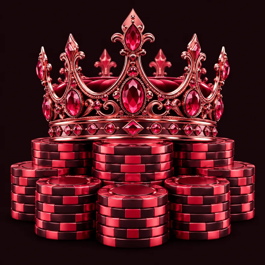 Jeweled royal crown — Vincispin