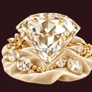 Faceted diamond gemstone — Vincispin