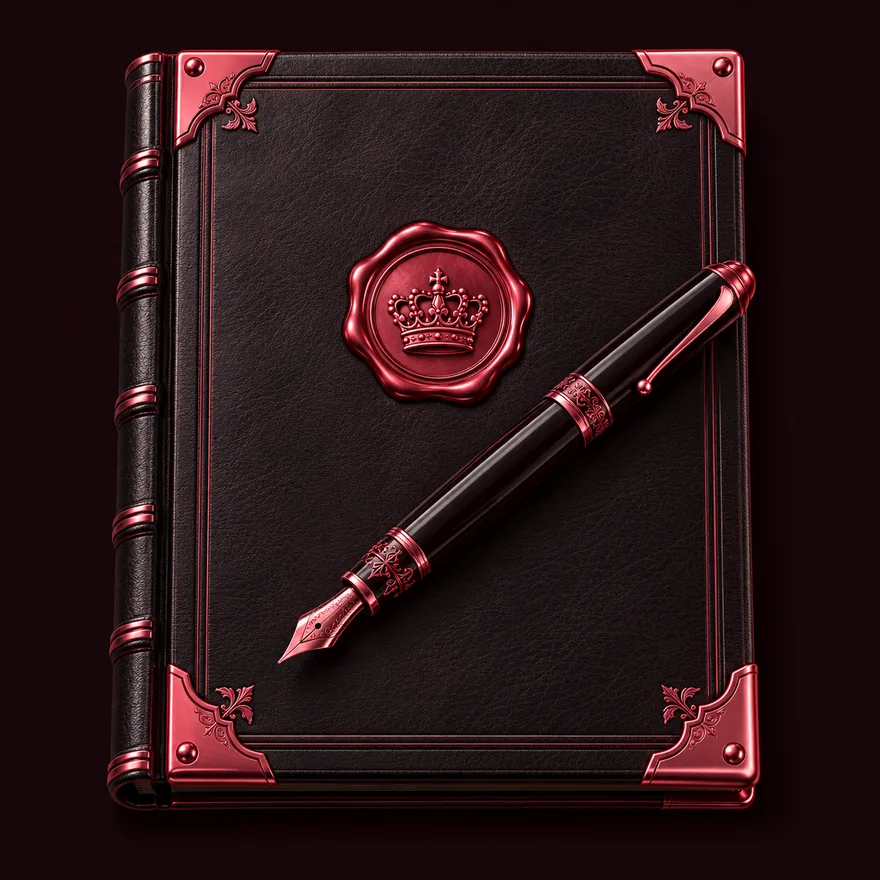 Leather casino ledger — Vincispin