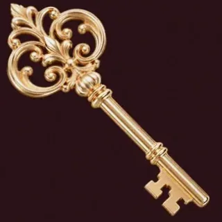 Ornate antique key — Vincispin